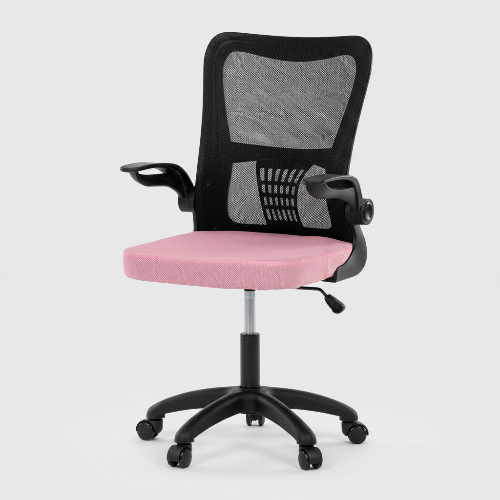Dětská židle, houpací mechanismus, růžová síťovina, KA-K2006 PINK
