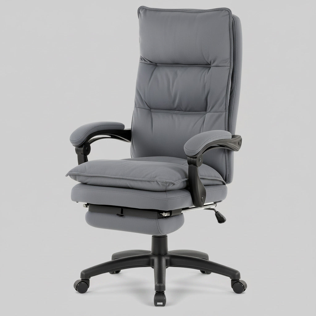 Kancelářské křeslo, synchronní mechanismus, šedá látka, KA-Y350 GREY