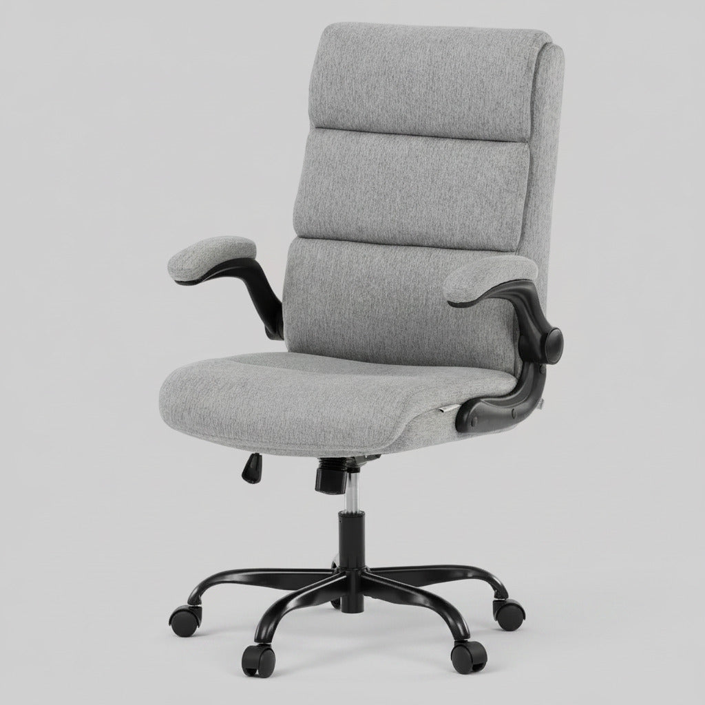 Kancelářské křeslo, houpací mechanismus, šedá látka, KA-K3104 GREY