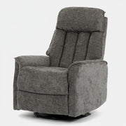Polohovací křeslo, šedá, látka, TV-H9327 GREY2